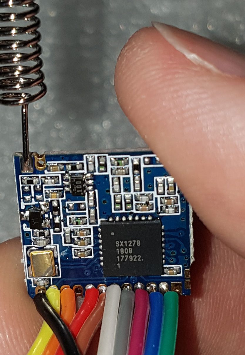 LoRa-Funkmodul mit Antennenanschluss