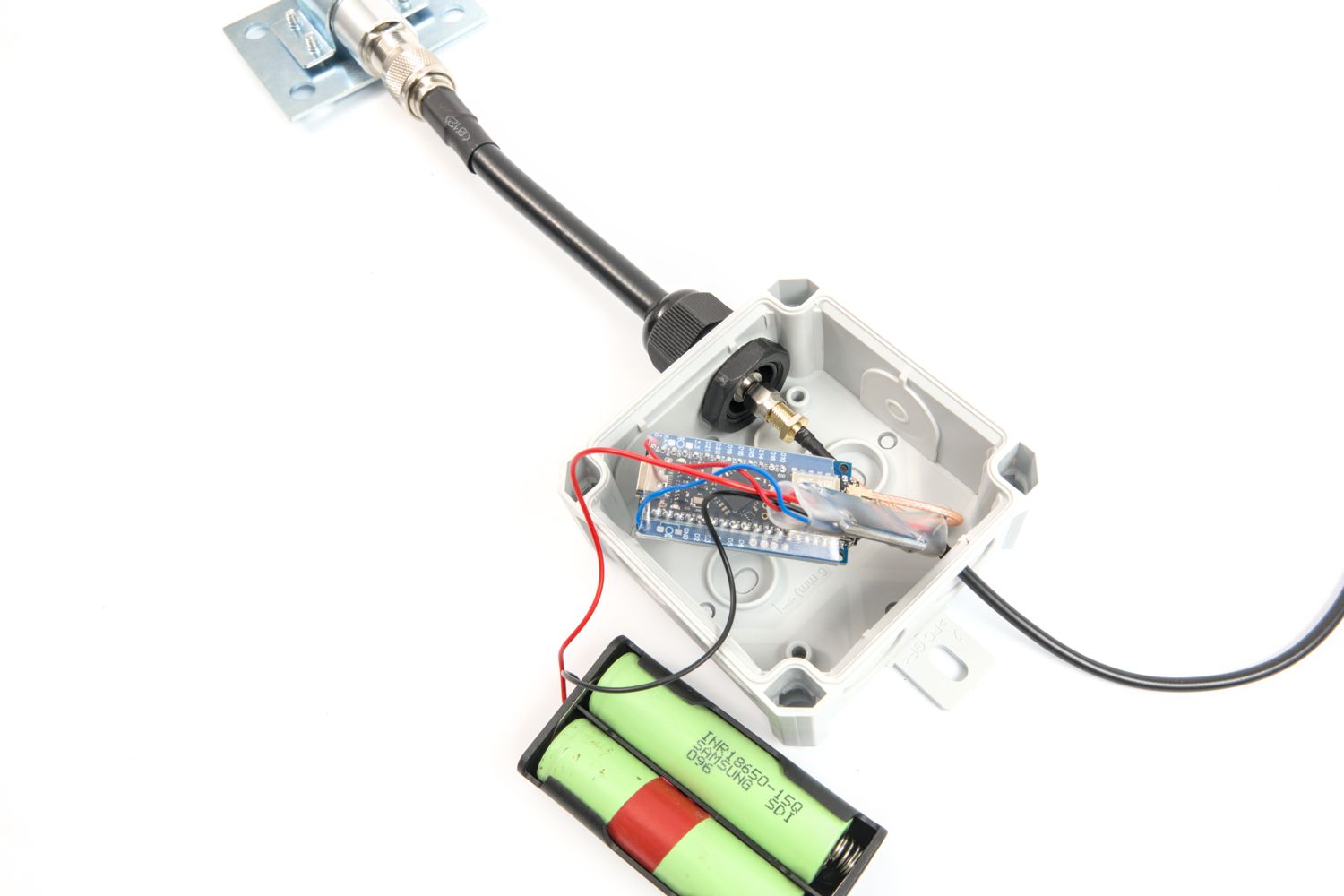 LoRa-Funkplatine im IP65-Gehäuse
